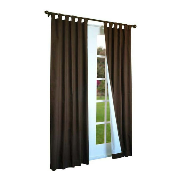 Size: 84 H x 160 W Weathermate Solid Cotton Grommet Top Curtain Color: Natural Thermalogic Set of 2 